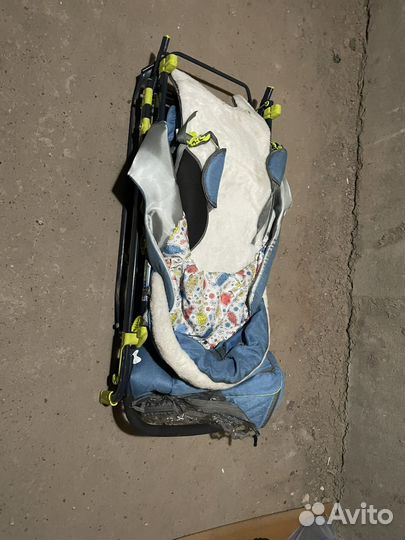 Детские санки коляска бу