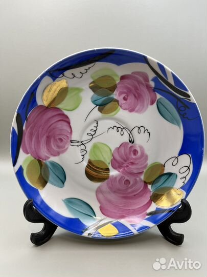 Чайная пара большая, Дулево, ссср, редкость