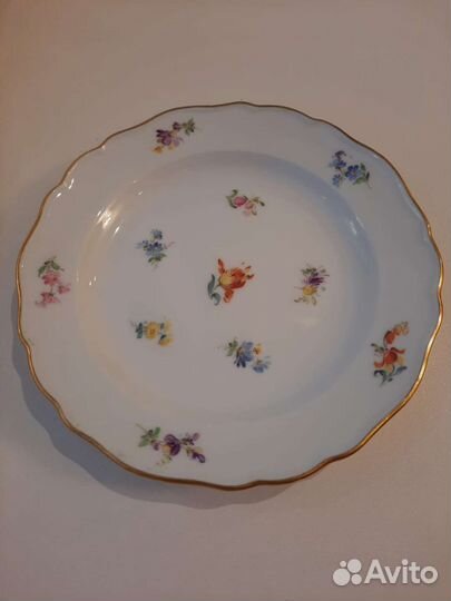 Антикварные тарелки Мейсен.Meissen фарфор