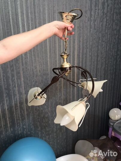 Люстра потолочная бу