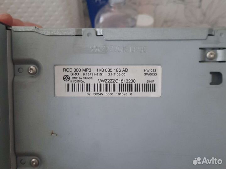 Магнитола volkswagen passat б6