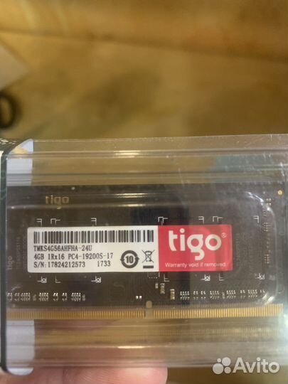 Оперативная память Tigo для ноутбука