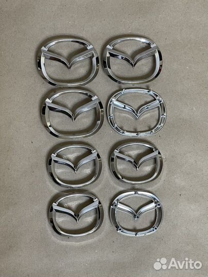 Эмблема Mazda в руль Новая / значок в руль Mazda