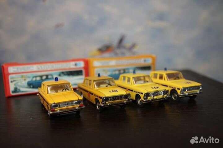 Модели москвич - милиция СССР