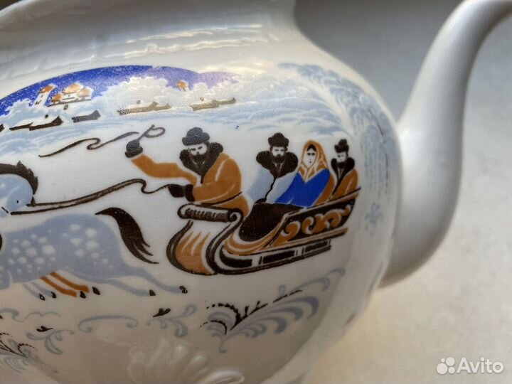 Большой чайник винтажный СССР