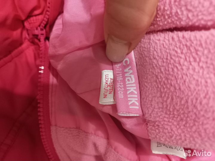 Куртка reebok на девочку 116-122