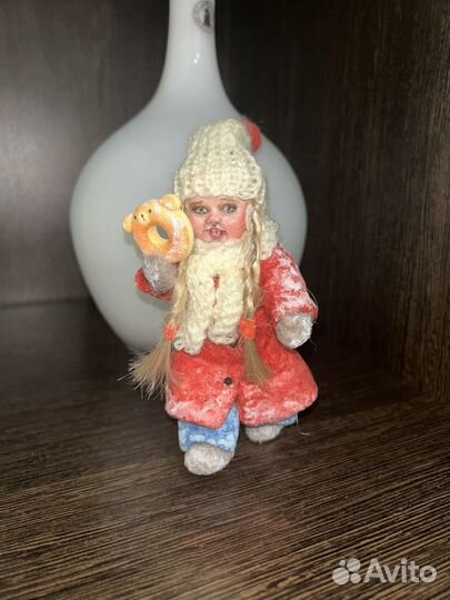 Елочные игрушки из ваты