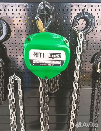 Таль ручная цепная hitch CH100, 1 т, 3 м