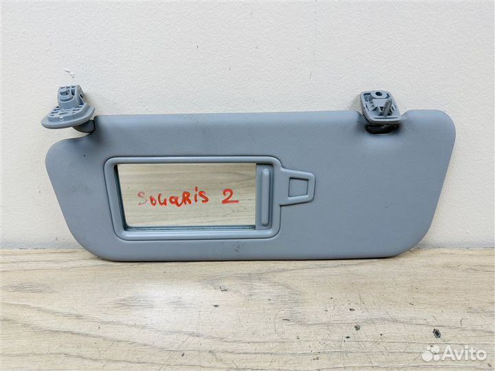 Козырек солнцезащитный левый Hyundai Solaris 2