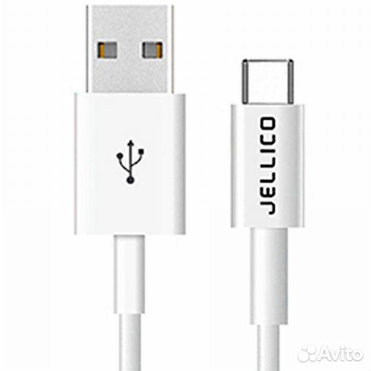 Кабель jellico QS-07 type-C 2.1A (White)