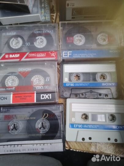 Аудиокассеты с записью tdk basf sony maxell мк