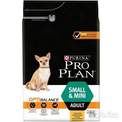 Purina Pro Plan Сухой корм для взрослых собак малы