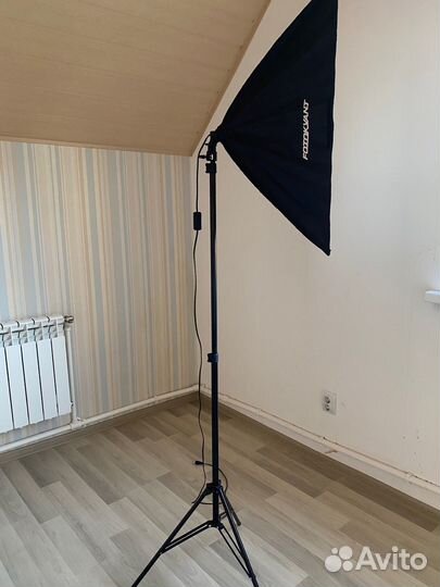 Софтбокс, комплект света с лампой