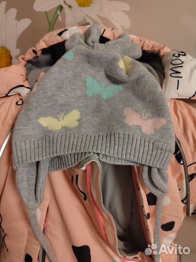 Зимний комбинезон для девочки 62 68