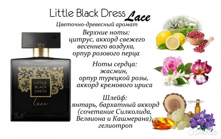 Парфюмерная вода женская little black dress avon