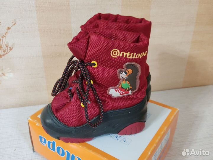 Зимние сапоги антилопа