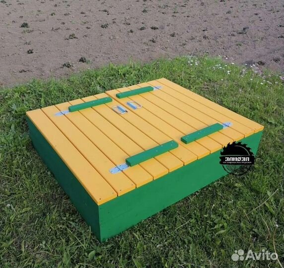 Детская песочница деревянная