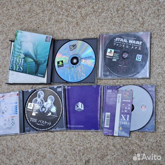 4шт PS1 игры из Японии ntsc-j (лот 7)