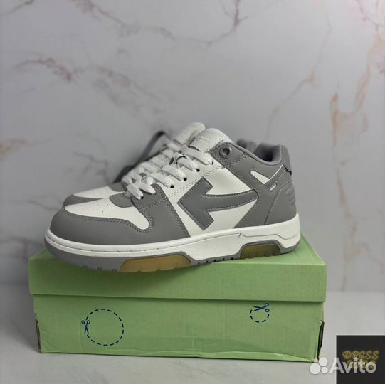 Кеды кожаные мужские Off-White