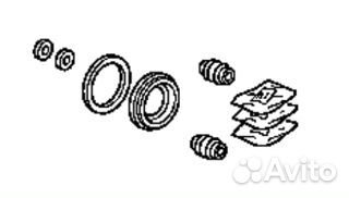 Ремкомплект суппорта заднего honda 01473TR0A01