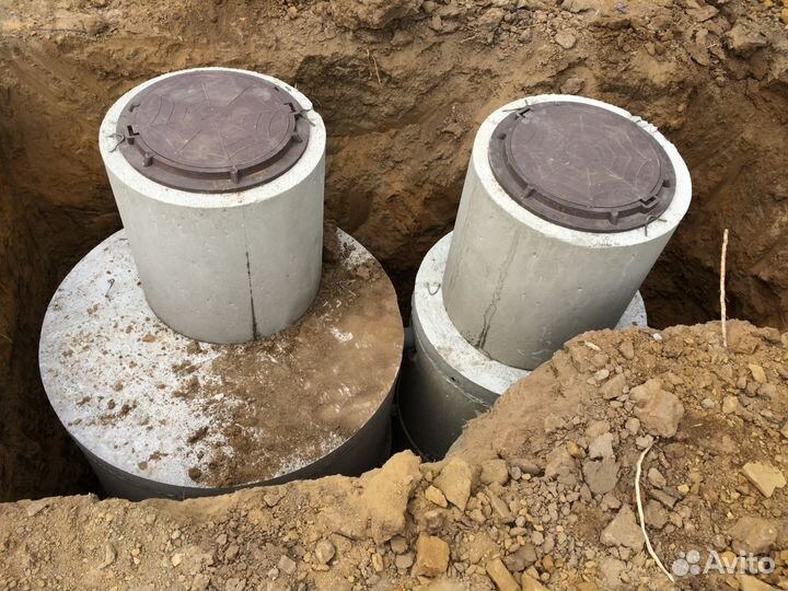 Выгребные ямы под ключ, качественная укладка трубы