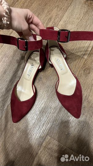 Туфли женские 38 размер замшевые