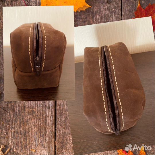 Несессер мужской кожаный