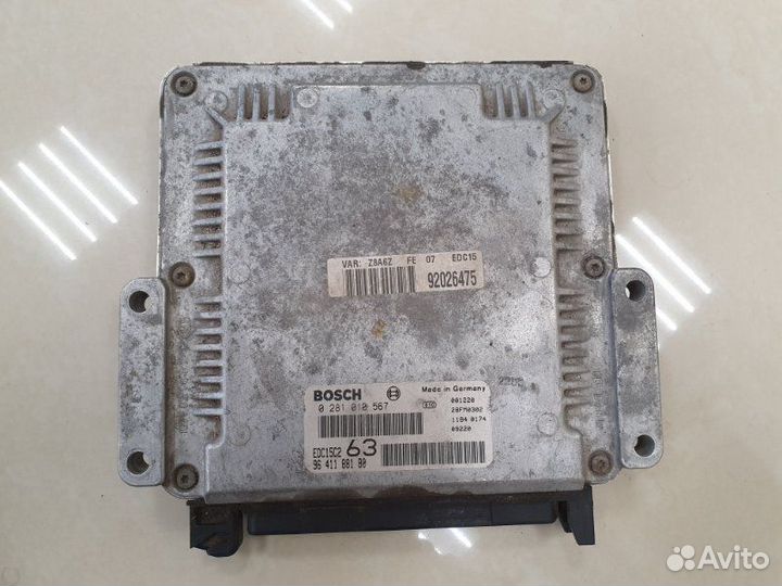 Блок управления двигателем Peugeot 607 2001