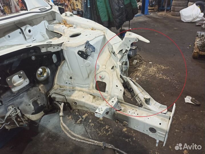 Лонжерон передний левый Hyundai Tucson