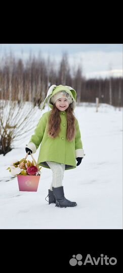 Пальто для девочки 116