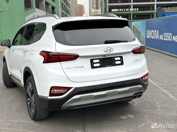 Hyundai Santa Fe 2.0 AT, 2018, 100 000 км