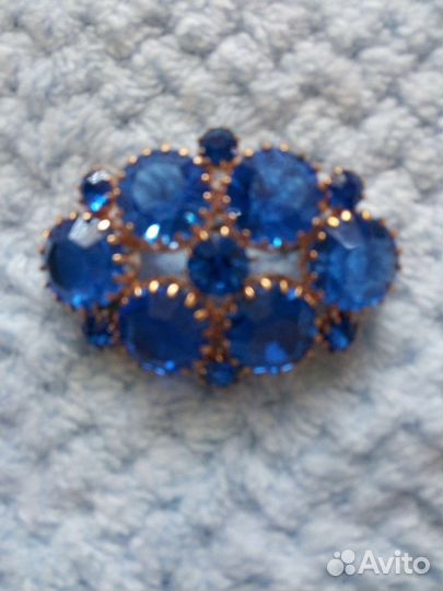 Брошь винтажная чехия