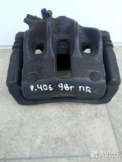 Суппорт тормозной передний правый Peugeot 406