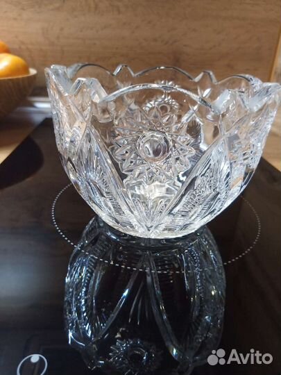 Вазы хрустальные