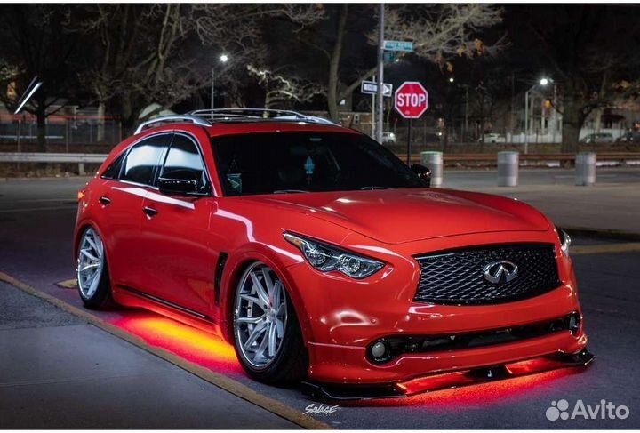 Передний сплиттер nismo для infiniti QX70 FX37