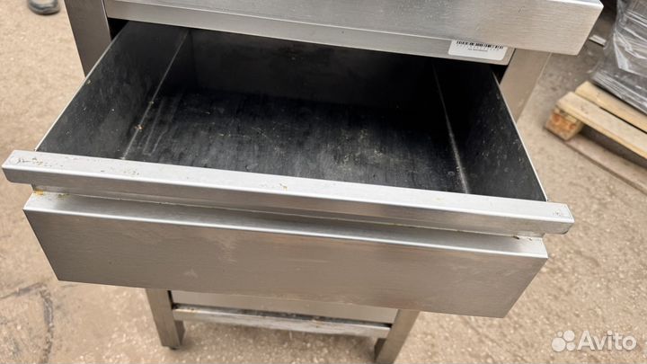 Стол-тумба с ящикам весь нерж / рассрочка