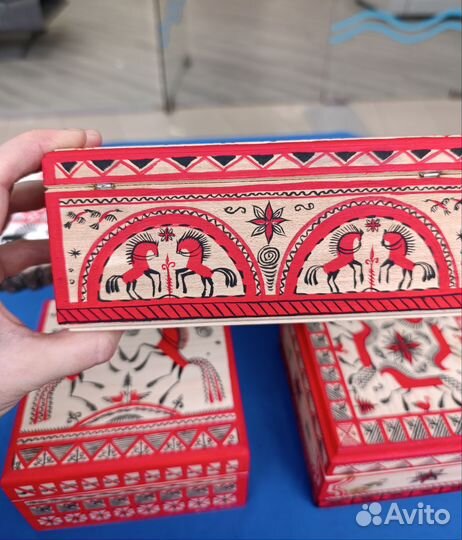 Шкатулка русские росписи