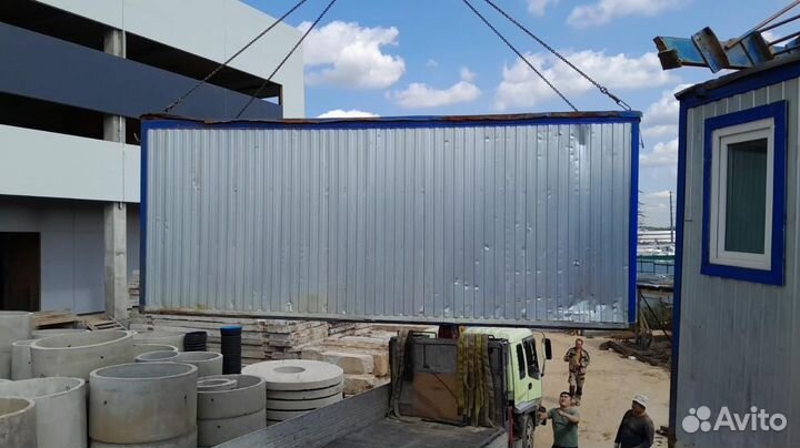 Бытовка б/у, вагончик металлический для проживания