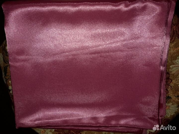 Ткань плательная розовая