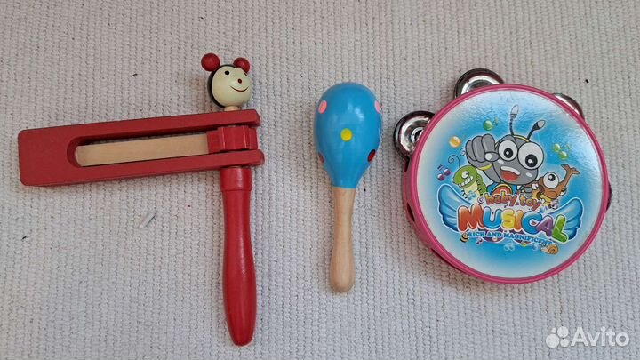 Наборы игрушек развивающие деревянные музыкальные