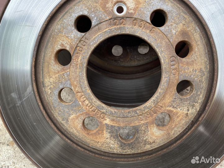 Диски тормозные ауди А6 С6 комплект 4 шт