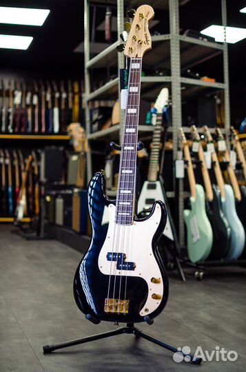 Fender Squier Anniversary Precision Bass LRT Black