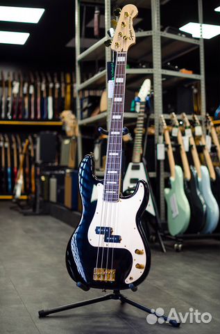 Fender Squier Anniversary Precision Bass LRT Black