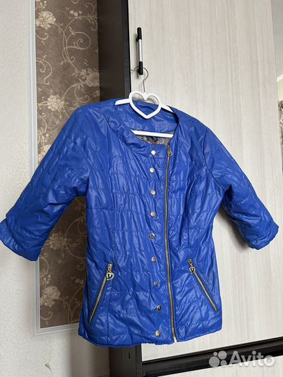Куртка синяя женская