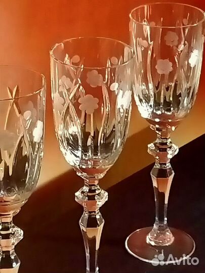 Хрустальные фужеры