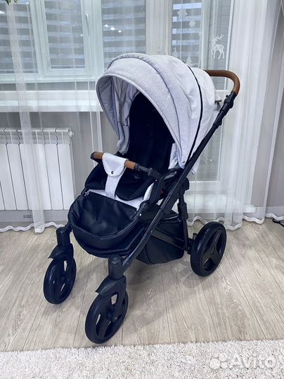 Коляска 3 в 1 Bexa Ultra+Eco кожа (Отл.сост)