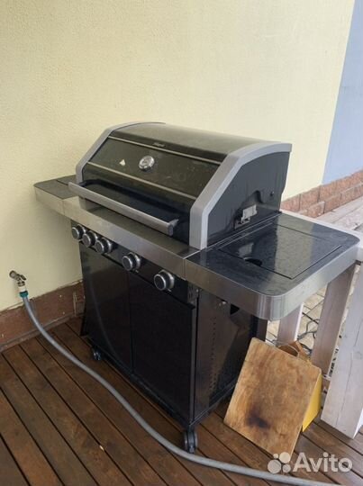 Гриль газовый, баллон, вертел