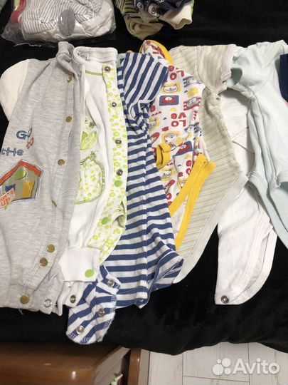 Детские вещи пакетом 62-86