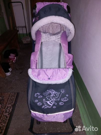 Санки коляска nika kids