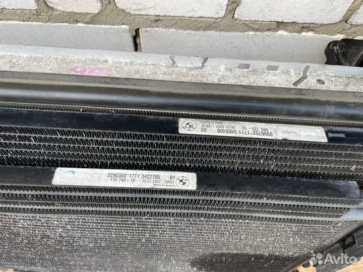 Кассета радиаторов BMW X3 E83 N52N 2007г.в. АКПП